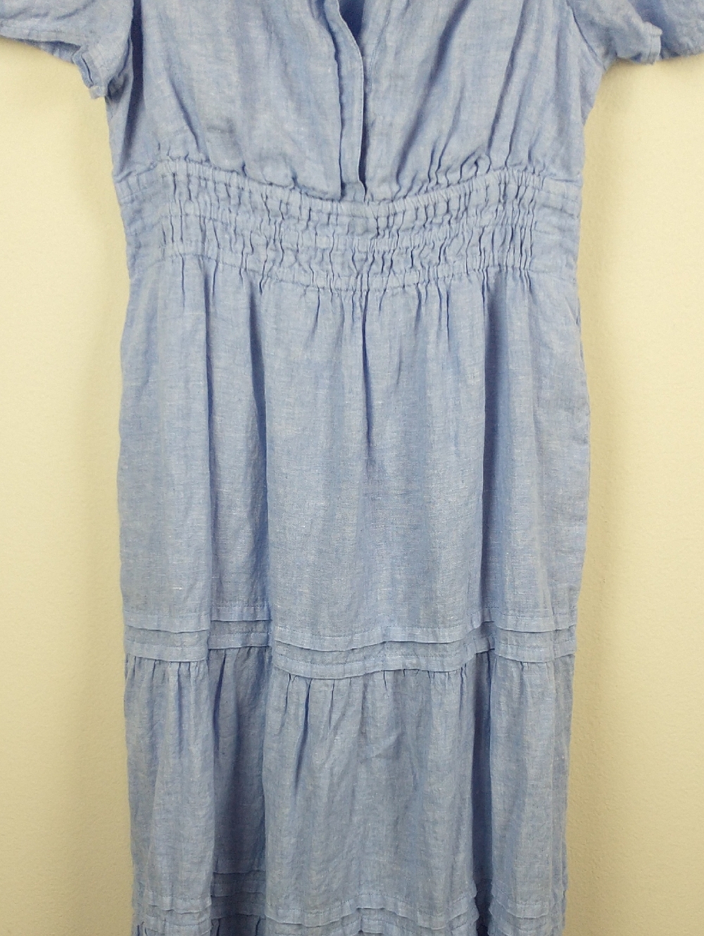 Quince Light Blue Maxi Dress - Picture 3 of 13